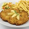 Escalope con salsa